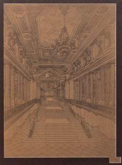 Beaux Arts Interior, Architectural Rendering