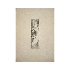 1897 lithographie - Renouveau par Emile Berchmans - Estampe Moderne