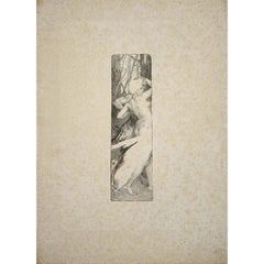 1897 lithographie - Renouveau par Emile Berchmans - Estampe Moderne