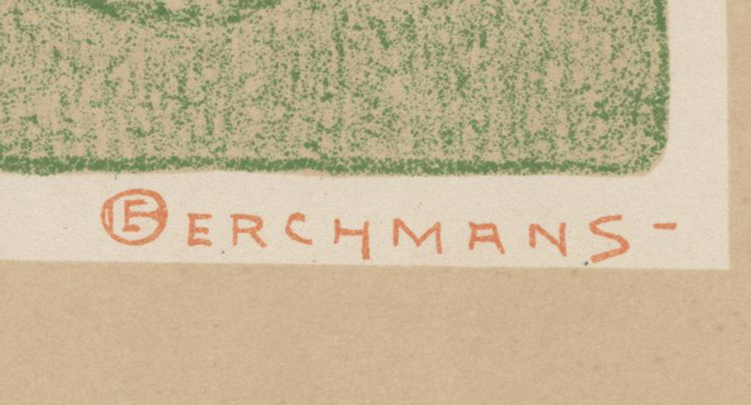 Renouveau
Lithographie en couleur, 1897
Signé dans la pierre en bas à droite (voir photo)
Publié dans L'Estampe Moderne 
avec leur cachet en bas à droite, Lugt 2790, (voir photo)
Edition 2000
Imp imprimé par Chap Chap Chap de Paris
Condition :