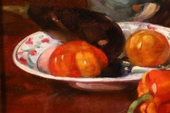 Vegetables & Jug - Post Impressionist Oil, Still Life by Emile Bernard