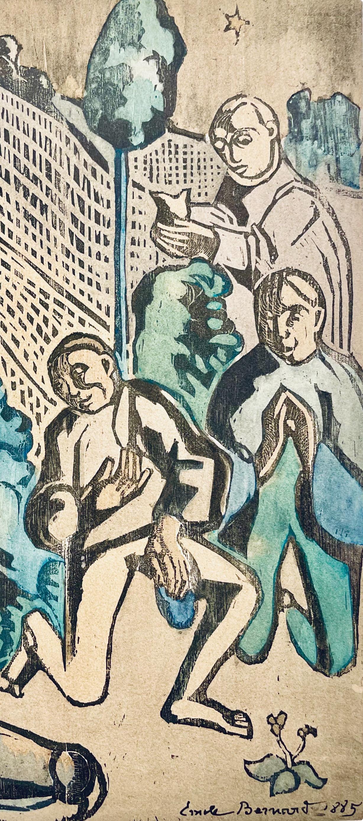 Bernard, Composition, Éloge de Émile Bernard (d'après) - Print de Emile Bernard
