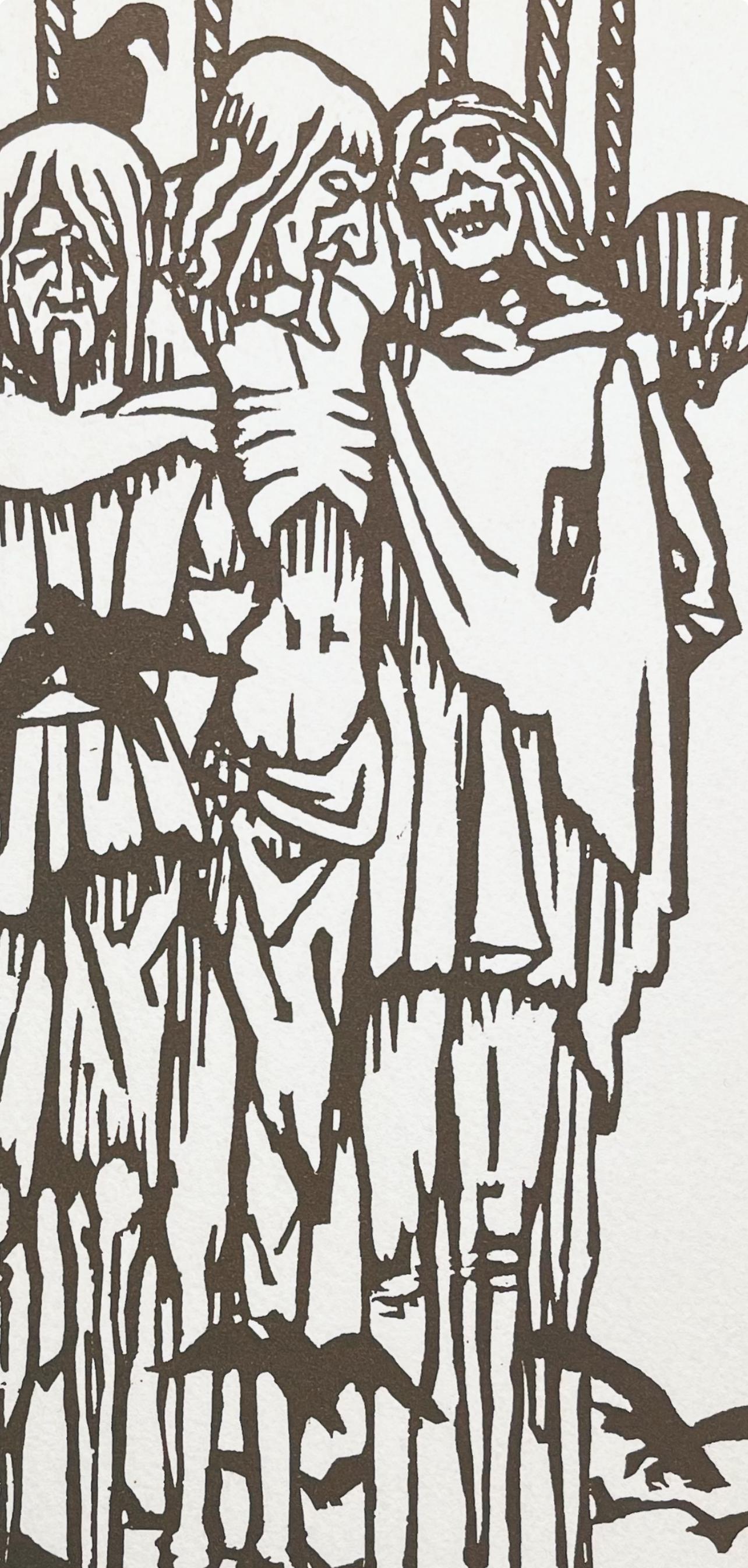 Bernard, Composition, Éloge de Émile Bernard (after) - Post-Impressionist Print by Emile Bernard