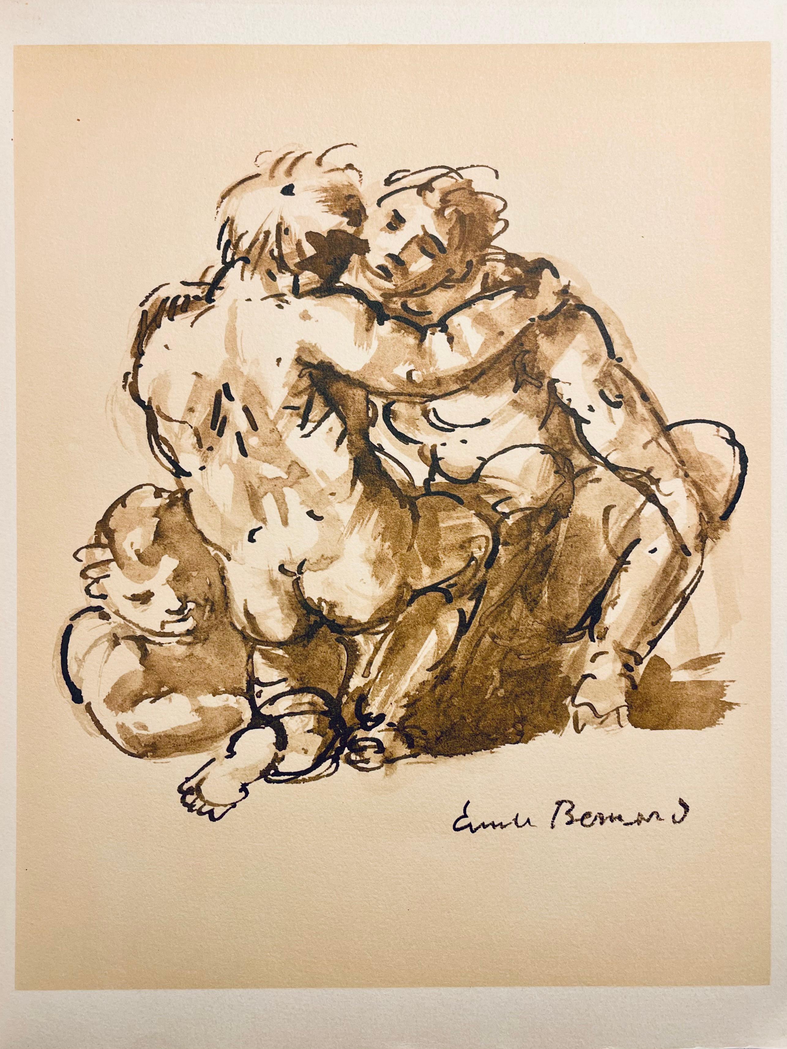 Woodcut on vélin d’Arches paper. Inscription: unsigned and unnumbered, as issued. Good condition. Notes: From the volume, Éloge de Émile Bernard, 1962. Published by Editions d'Art Manuel Bruker, Paris; printed by l'imprimerie Daragnès, Paris, June
