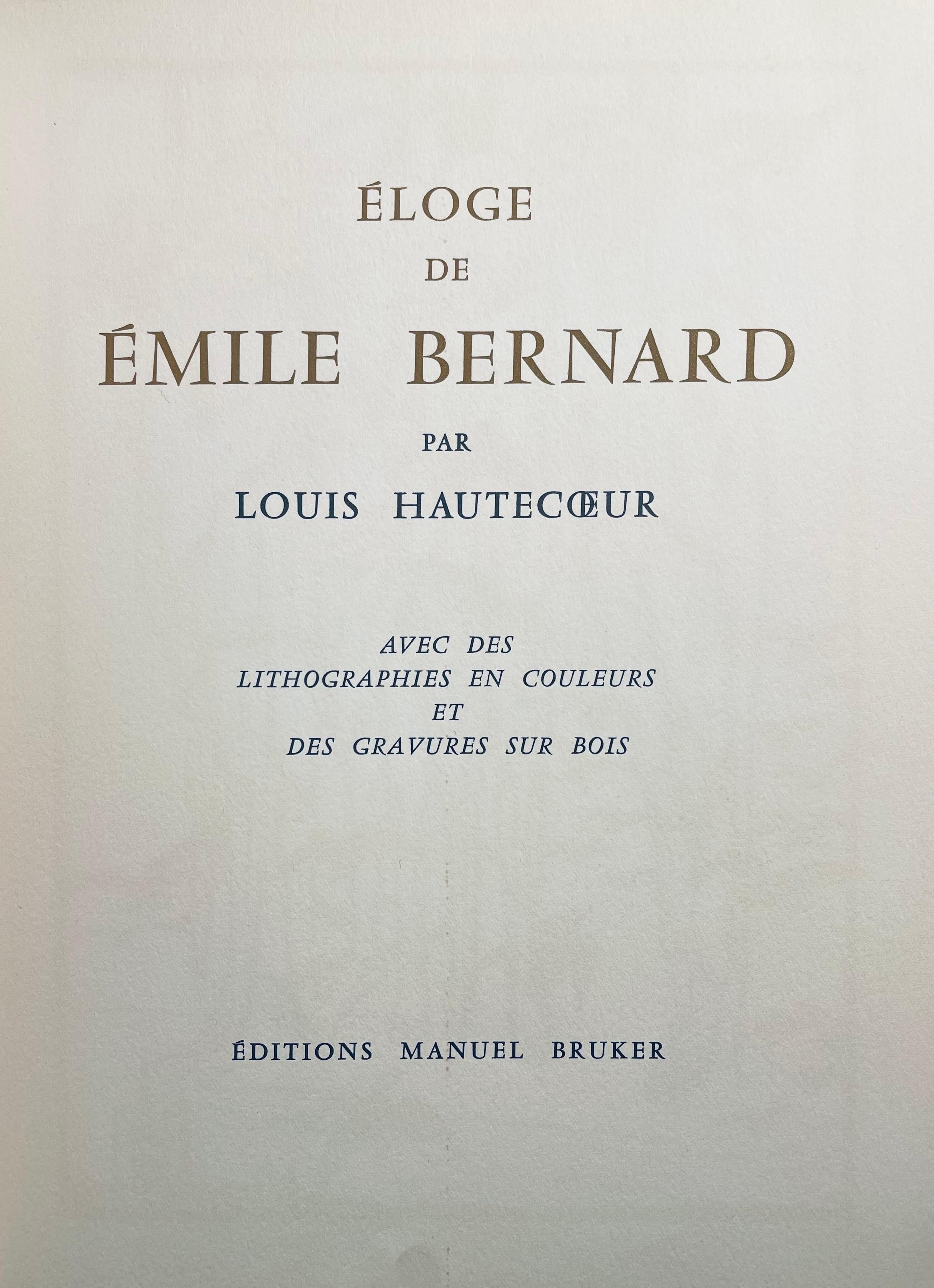 Bernard, Composition, Éloge de Émile Bernard (after) For Sale 2