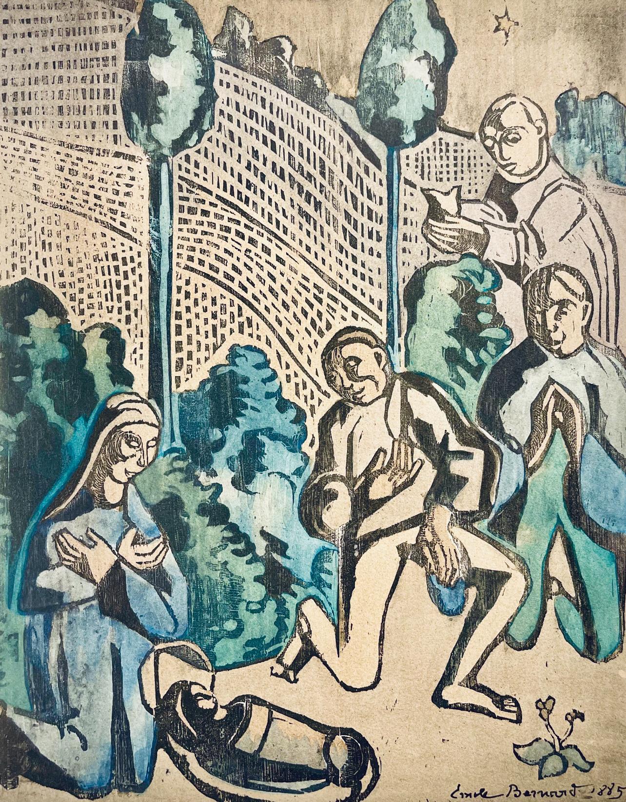 Landscape Print Emile Bernard - Bernard, Composition, Éloge de Émile Bernard (d'après)