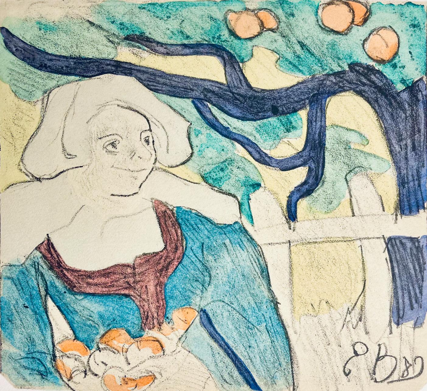 Emile Bernard Landscape Print - Bernard, Composition, Éloge de Émile Bernard (after)