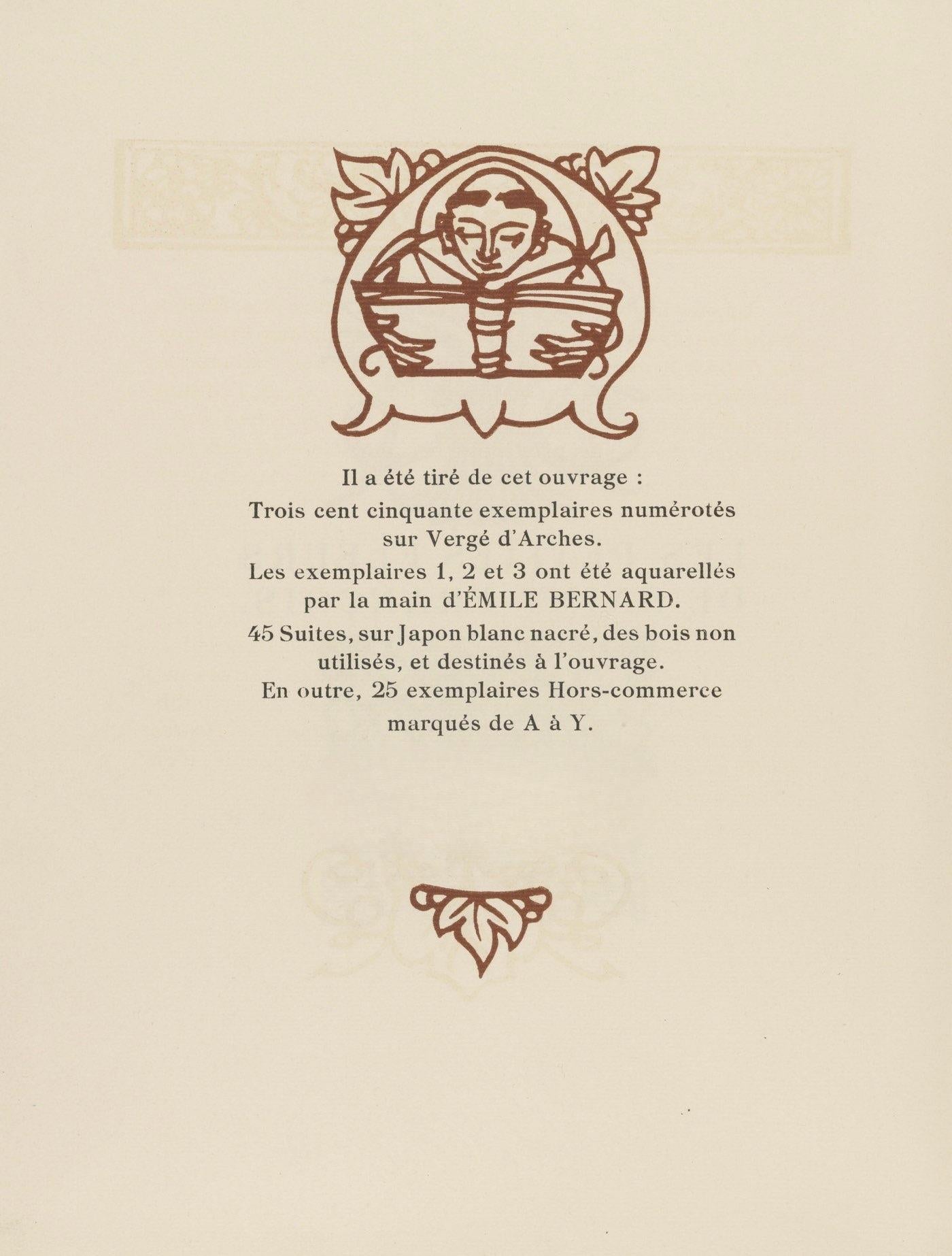 Composition (Morane, N° 100), Les Petites Fleurs de St. Françoise, Émile Bernard For Sale 5