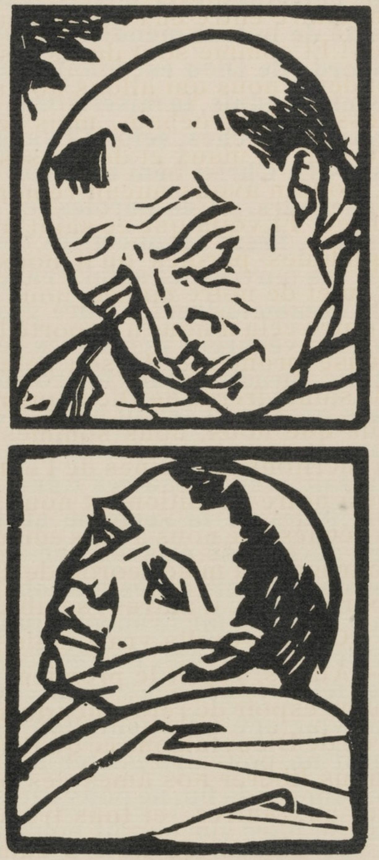 Composition (Morane, N° 100), Les Petites Fleurs de St. Françoise, Émile Bernard - Print by Emile Bernard