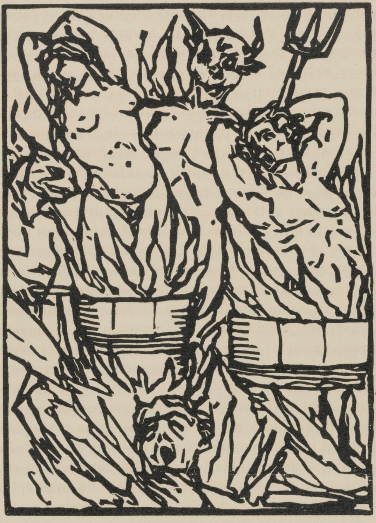 Composition (Morane, N° 100), Les Petites Fleurs de St. Françoise, Émile Bernard - Print by Emile Bernard