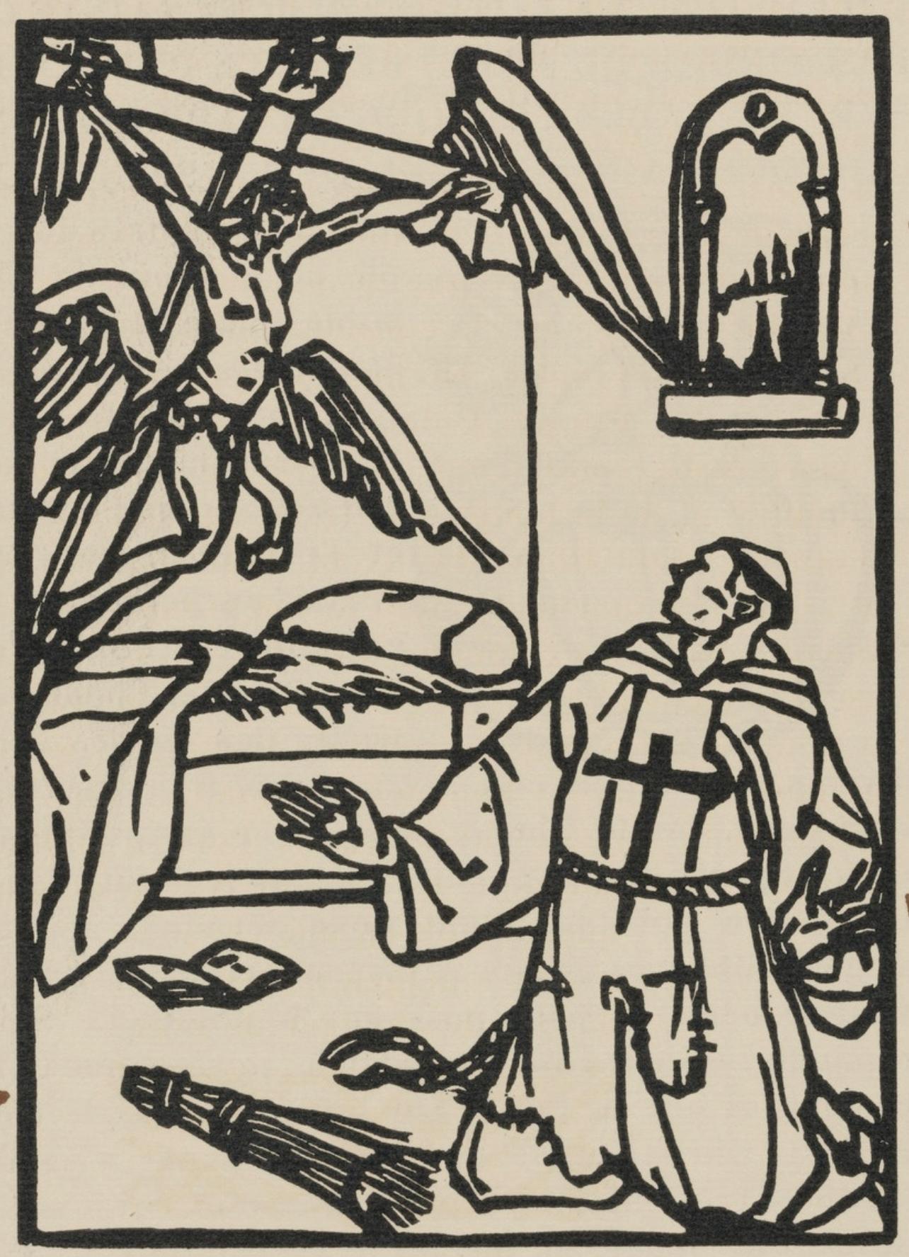 Komposition (Morane, N° 100), Les Petites Fleurs de St. Françoise, Émile Bernard – Print von Emile Bernard