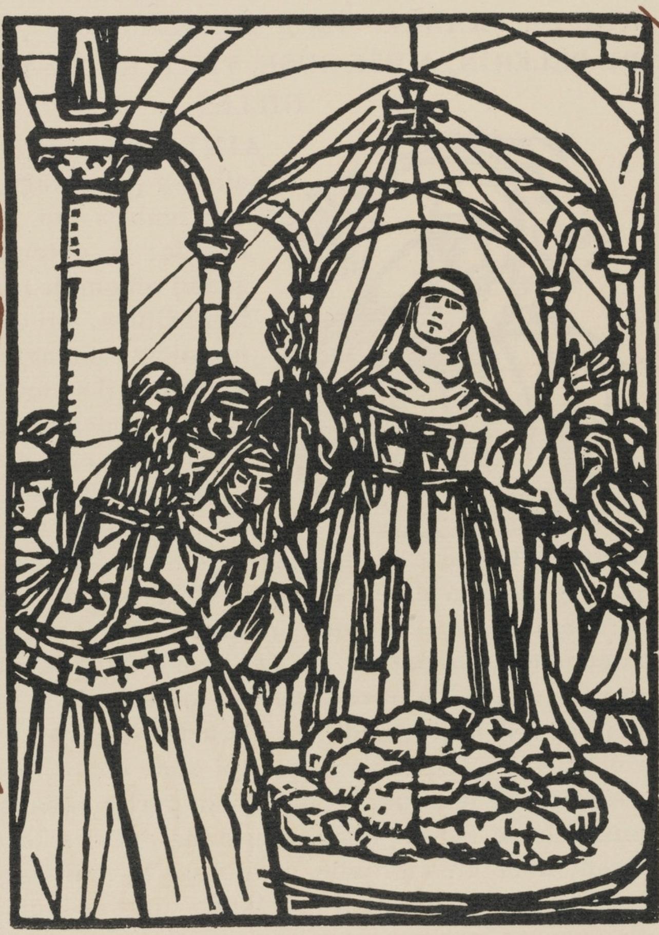 Composition (Morane, N° 100), Les Petites Fleurs de St. Françoise, Émile Bernard - Print by Emile Bernard