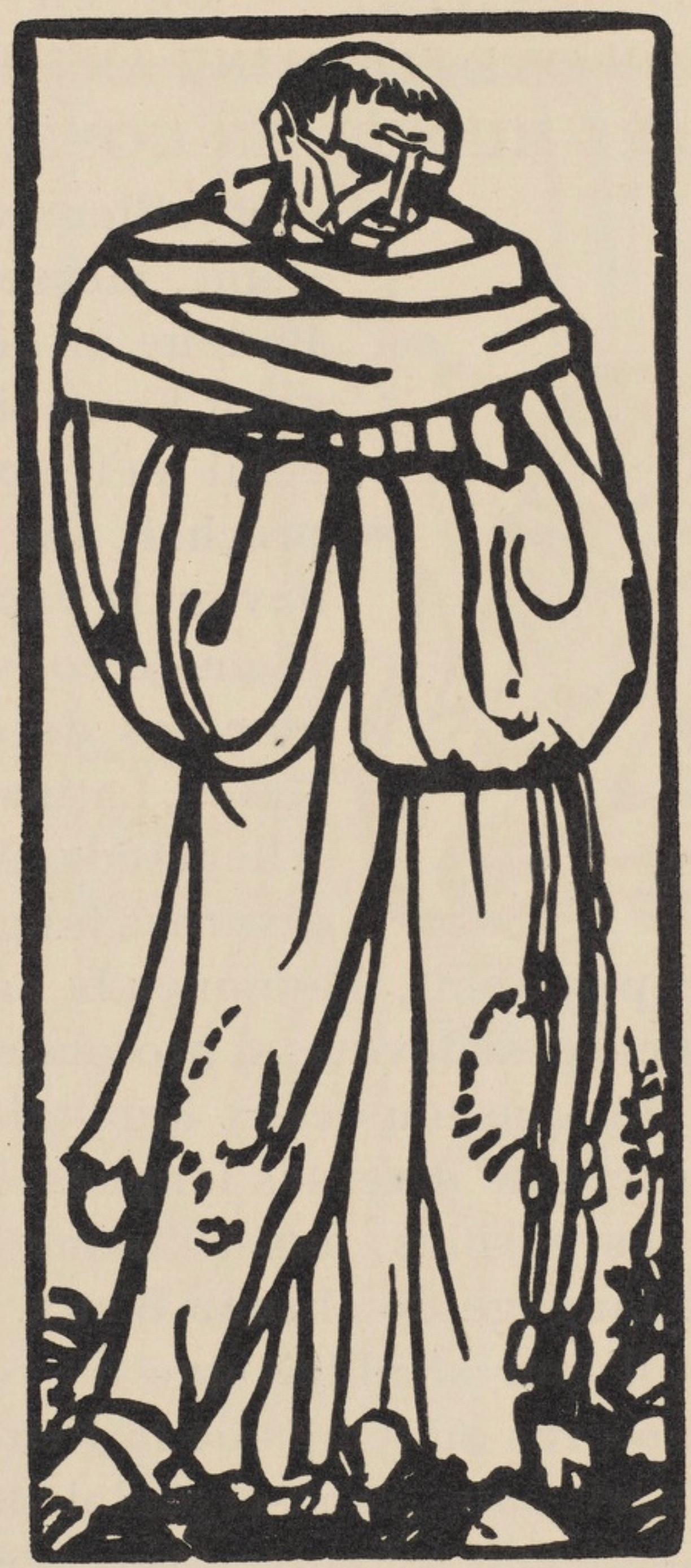 Composizione (Morane, N° 100), Les Petites Fleurs de St. Françoise, Émile Bernard - Print di Emile Bernard