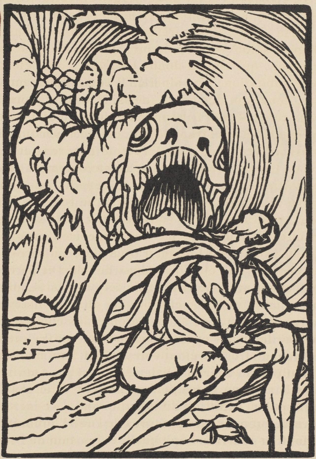 Composition (Morane, N° 100), Les Petites Fleurs de St. Françoise, Émile Bernard - Print by Emile Bernard