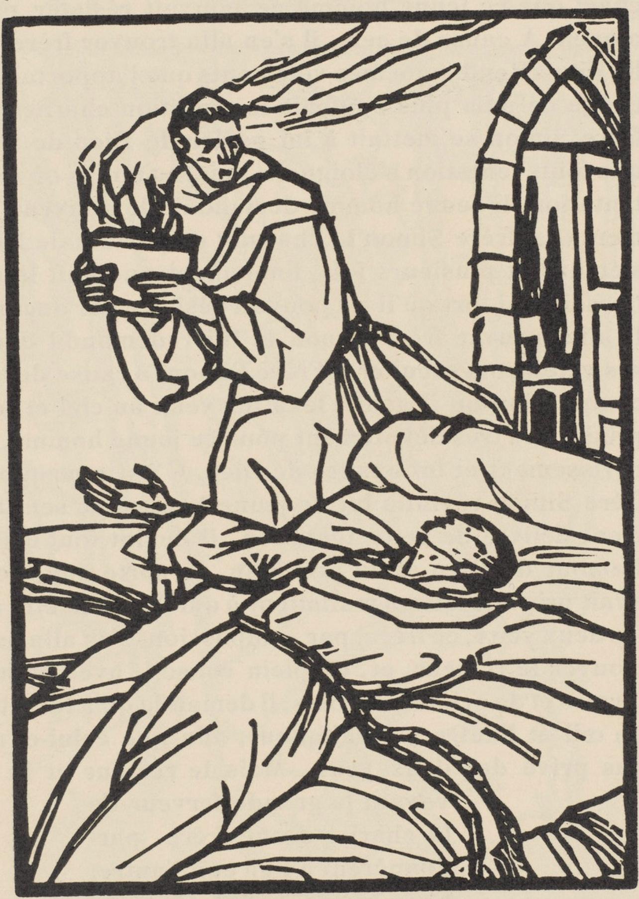 Komposition (Morane, N° 100), Les Petites Fleurs de St. Françoise, Émile Bernard – Print von Emile Bernard