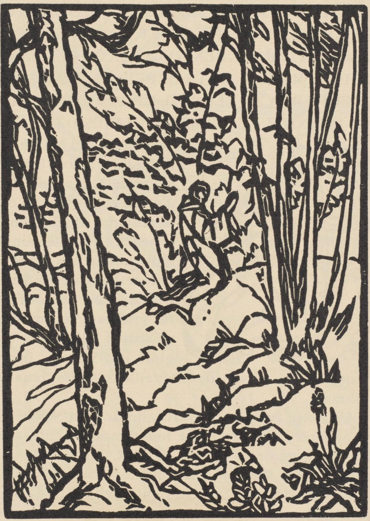 Komposition (Morane, N° 100), Les Petites Fleurs de St. Françoise, Émile Bernard – Print von Emile Bernard
