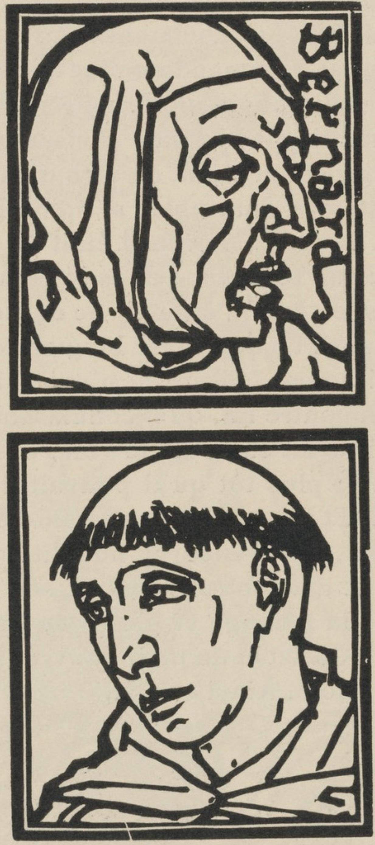 Komposition (Morane, N° 100), Les Petites Fleurs de St. Françoise, Émile Bernard – Print von Emile Bernard