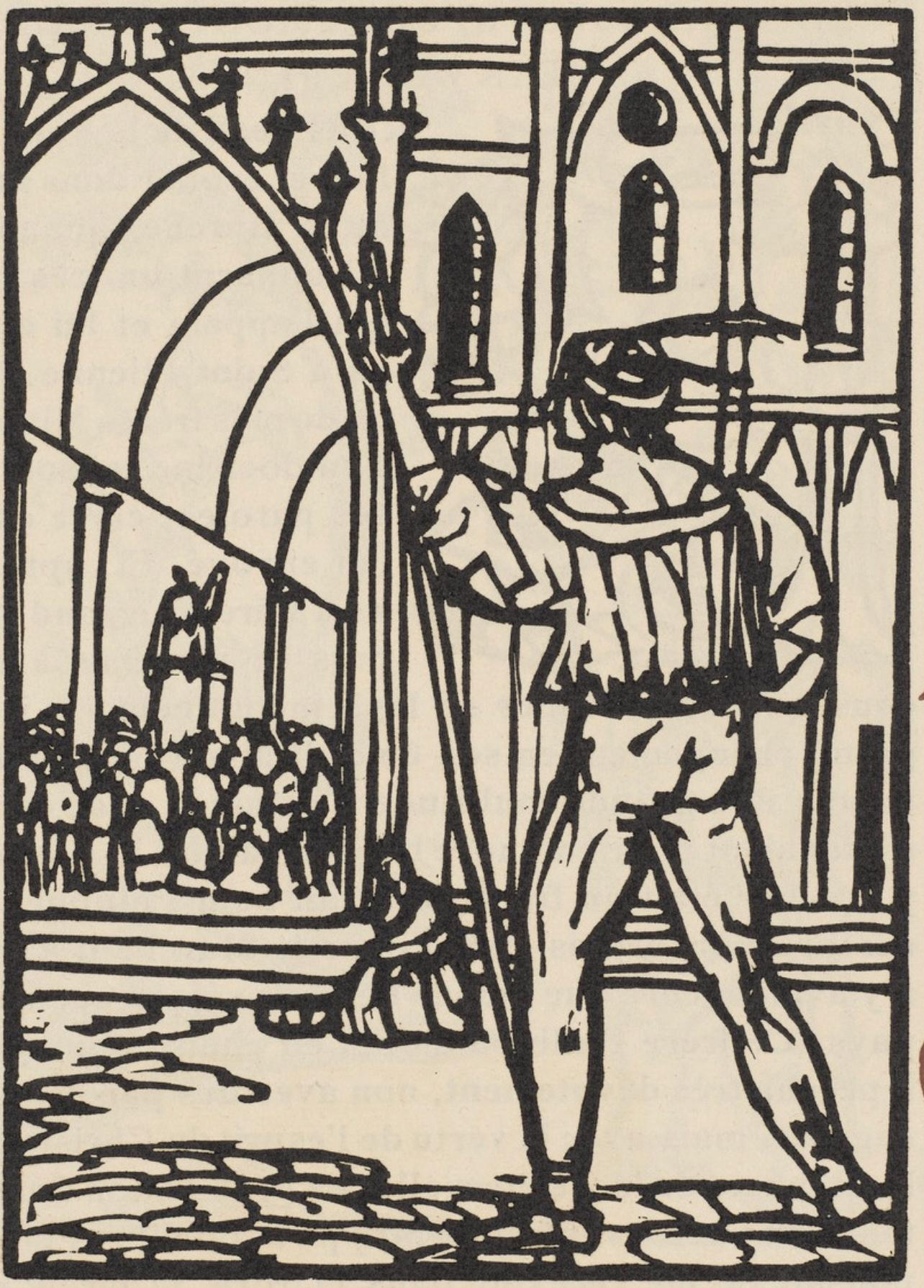 Komposition (Morane, N° 100), Les Petites Fleurs de St. Françoise, Émile Bernard – Print von Emile Bernard