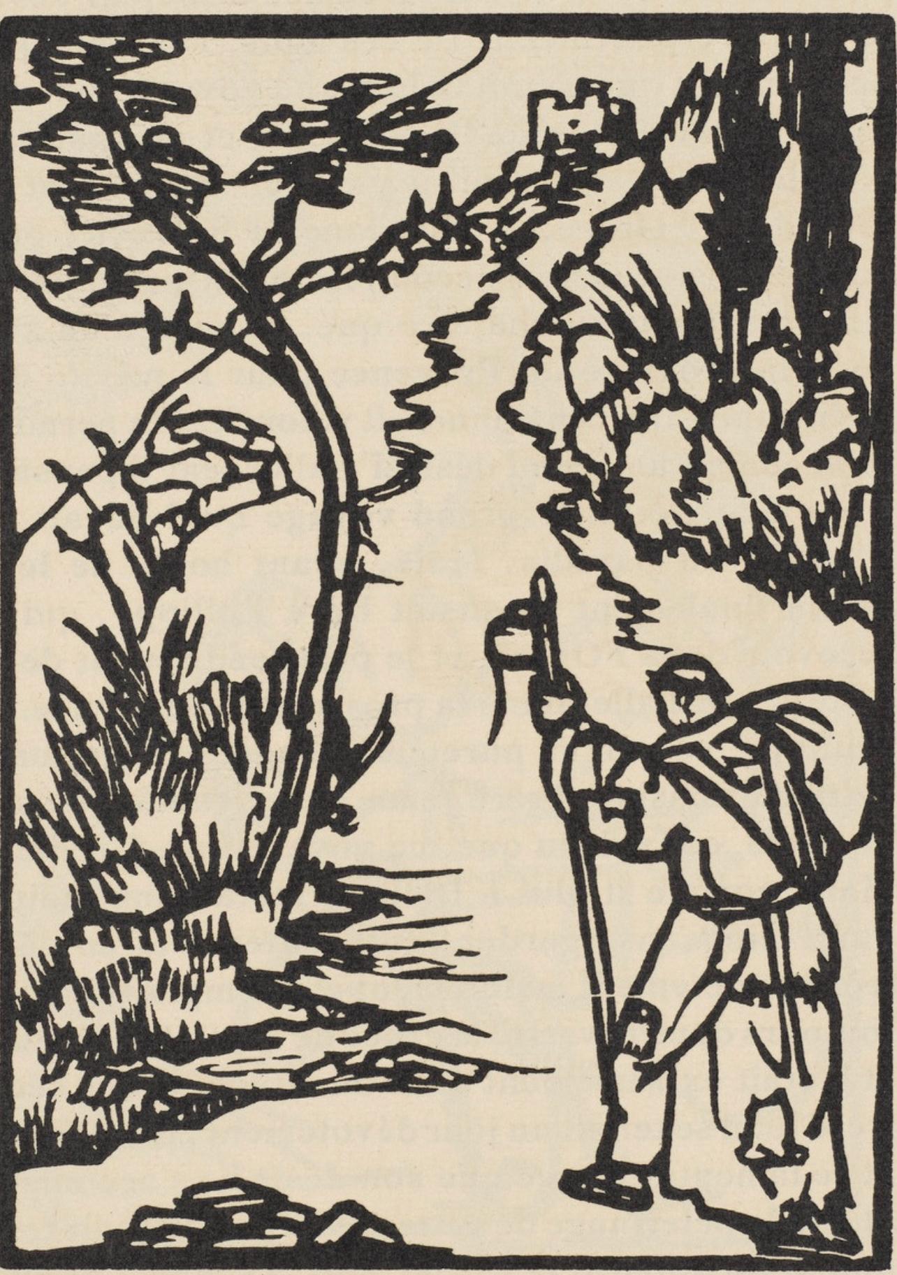 Komposition (Morane, N° 100), Les Petites Fleurs de St. Françoise, Émile Bernard – Print von Emile Bernard