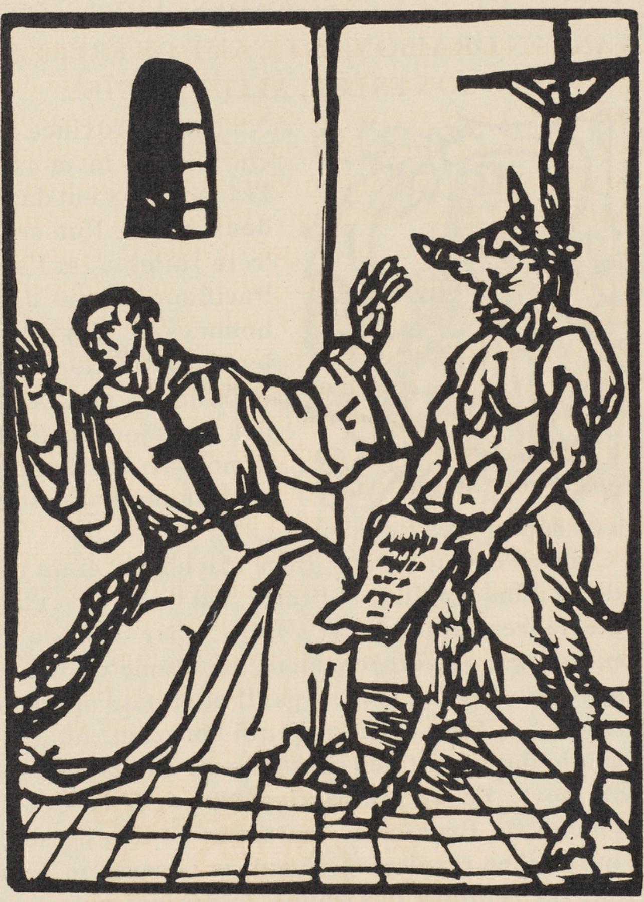 Komposition (Morane, N° 100), Les Petites Fleurs de St. Françoise, Émile Bernard – Print von Emile Bernard