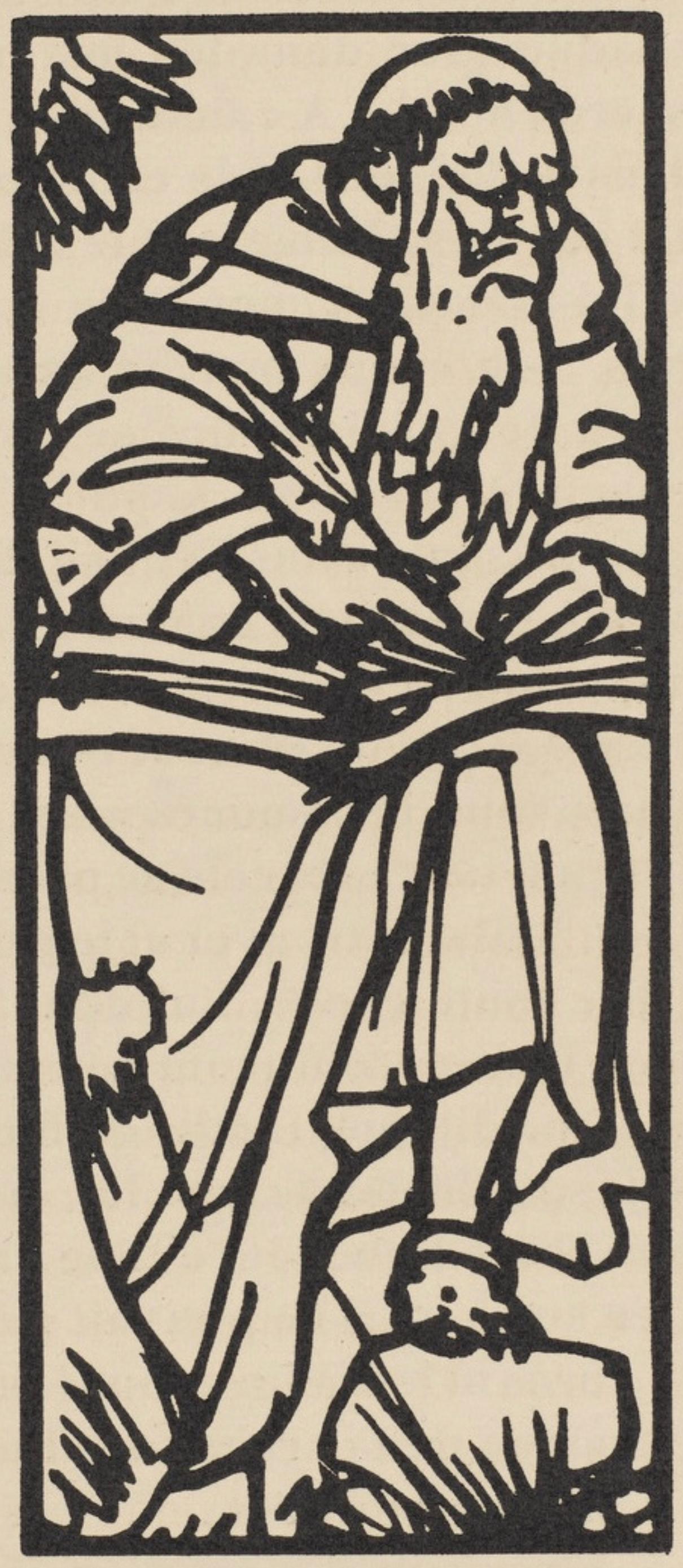 Komposition (Morane, N° 100), Les Petites Fleurs de St. Françoise, Émile Bernard – Print von Emile Bernard