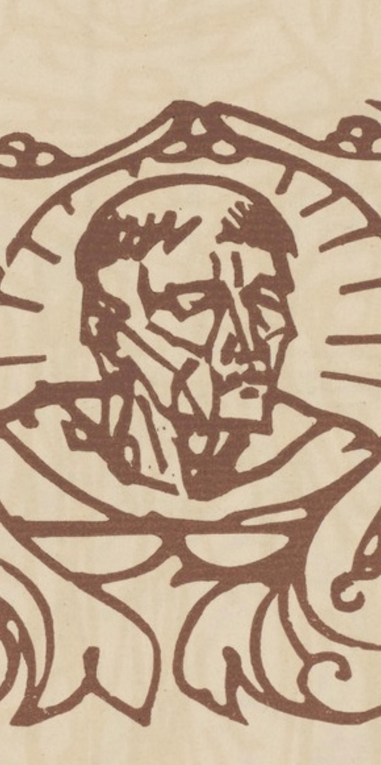 Composition (Morane, N° 100), Les Petites Fleurs de St. Françoise, Émile Bernard - Print by Emile Bernard
