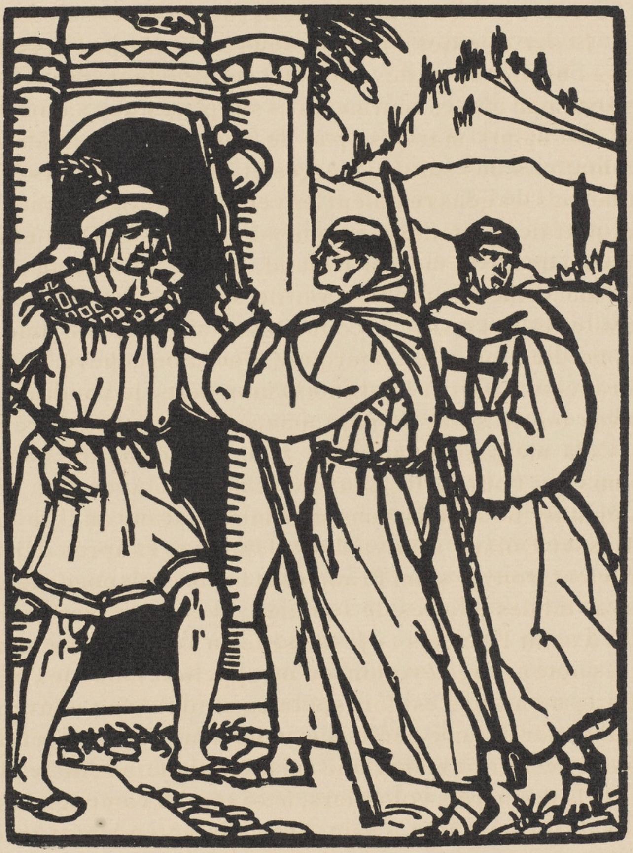 Composition (Morane, N° 100), Les Petites Fleurs de St. Françoise, Émile Bernard - Print by Emile Bernard
