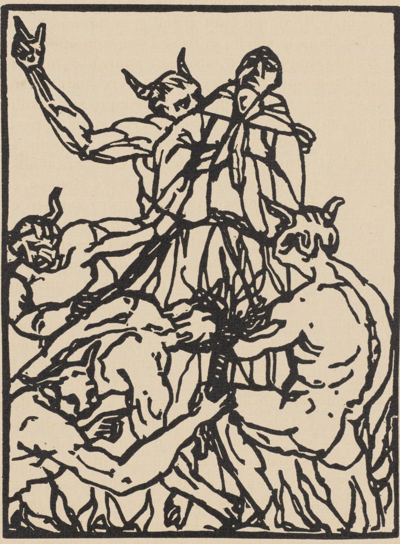 Composition (Morane, N° 100), Les Petites Fleurs de St. Françoise, Émile Bernard - Print by Emile Bernard
