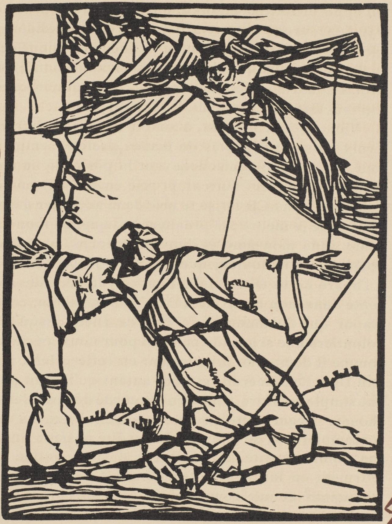 Composition (Morane, N° 100), Les Petites Fleurs de St. Françoise, Émile Bernard - Print by Emile Bernard