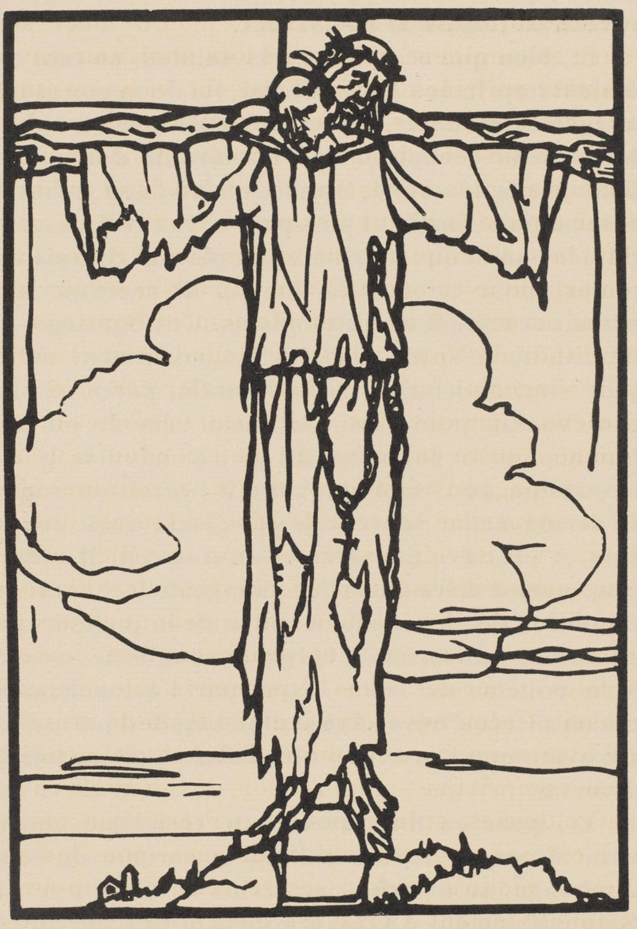Composition (Morane, N° 100), Les Petites Fleurs de St. Françoise, Émile Bernard - Print by Emile Bernard