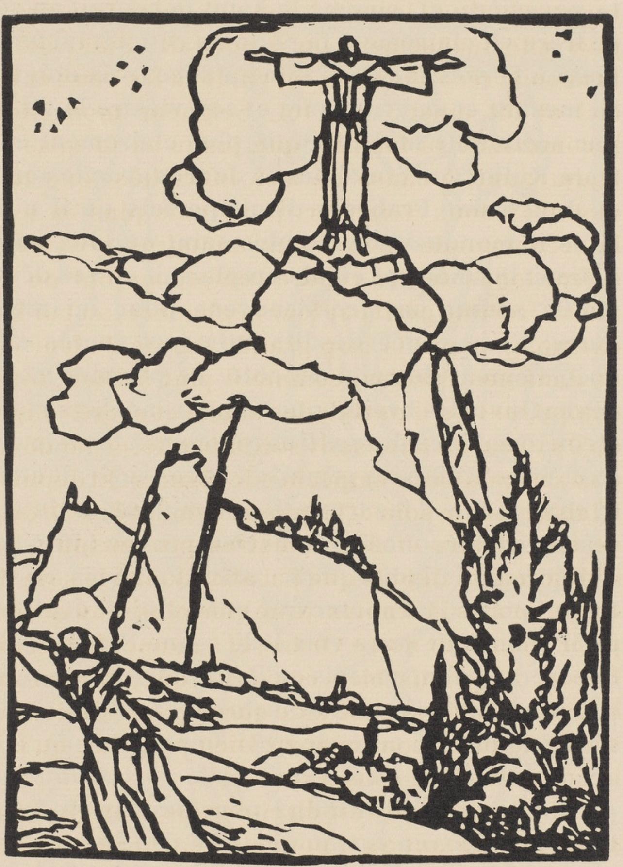 Komposition (Morane, N° 100), Les Petites Fleurs de St. Françoise, Émile Bernard – Print von Emile Bernard