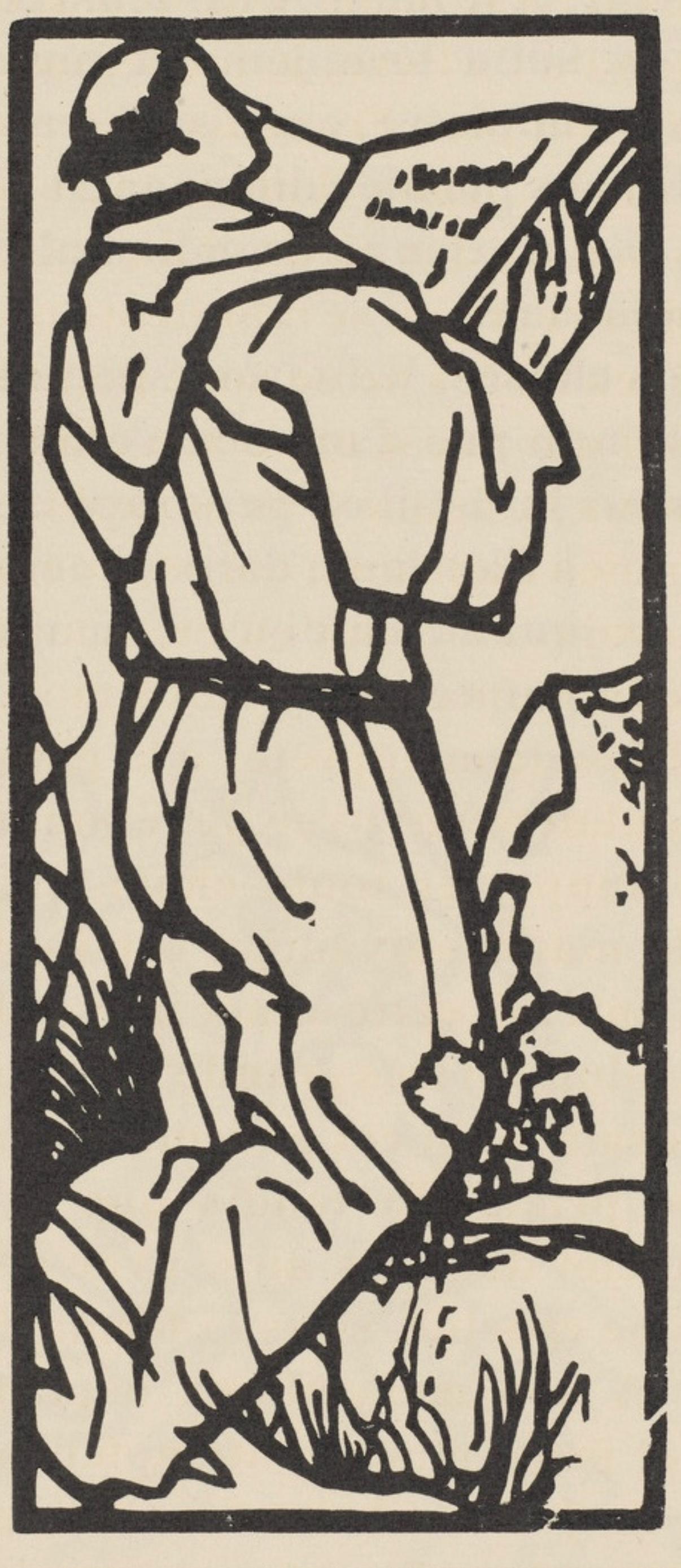 Composition (Morane, N° 100), Les Petites Fleurs de St. Françoise, Émile Bernard - Print by Emile Bernard