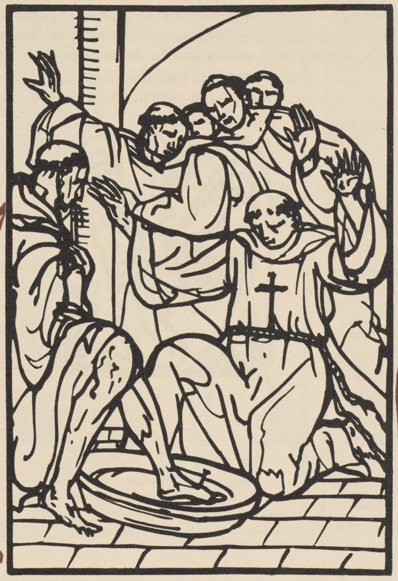 Composition (Morane, N° 100), Les Petites Fleurs de St. Françoise, Émile Bernard - Print by Emile Bernard