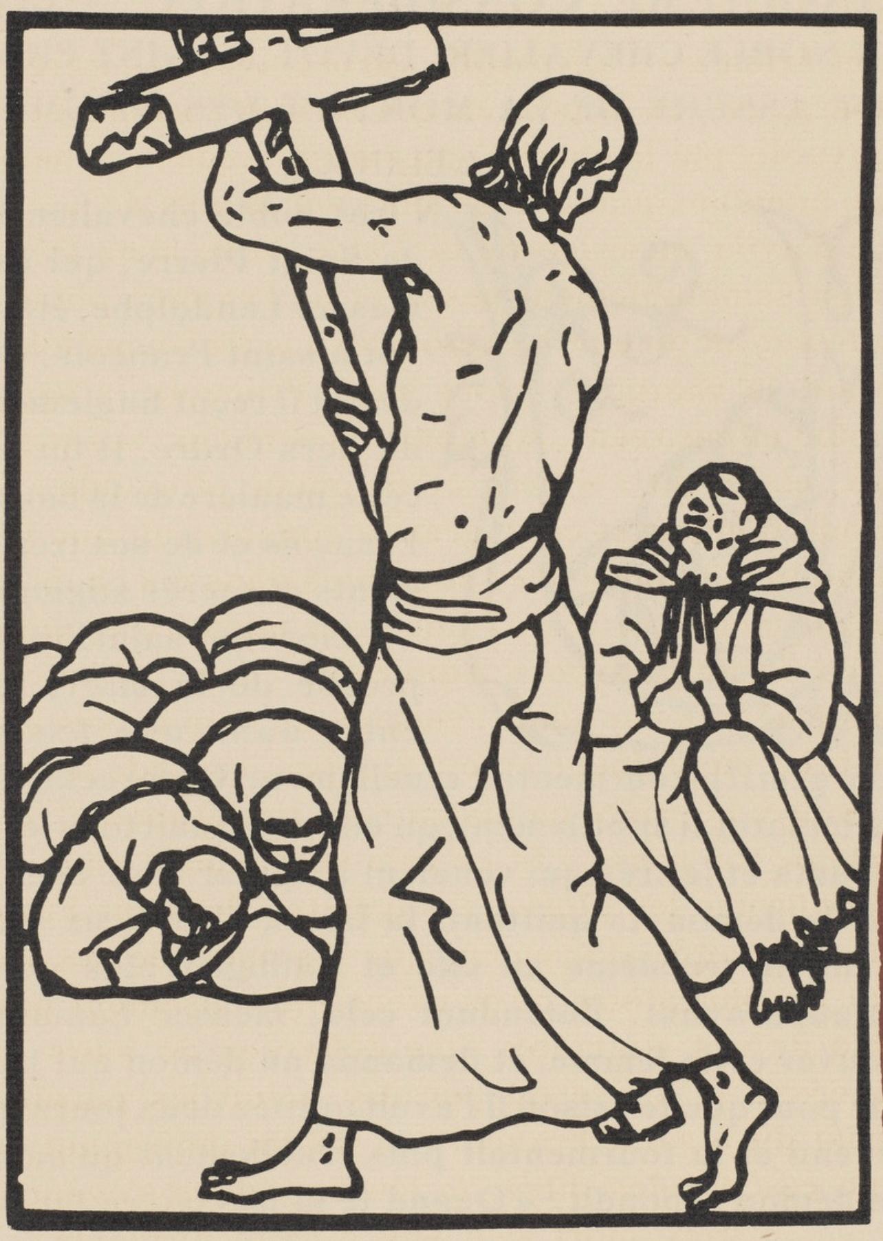 Komposition (Morane, N° 100), Les Petites Fleurs de St. Françoise, Émile Bernard – Print von Emile Bernard