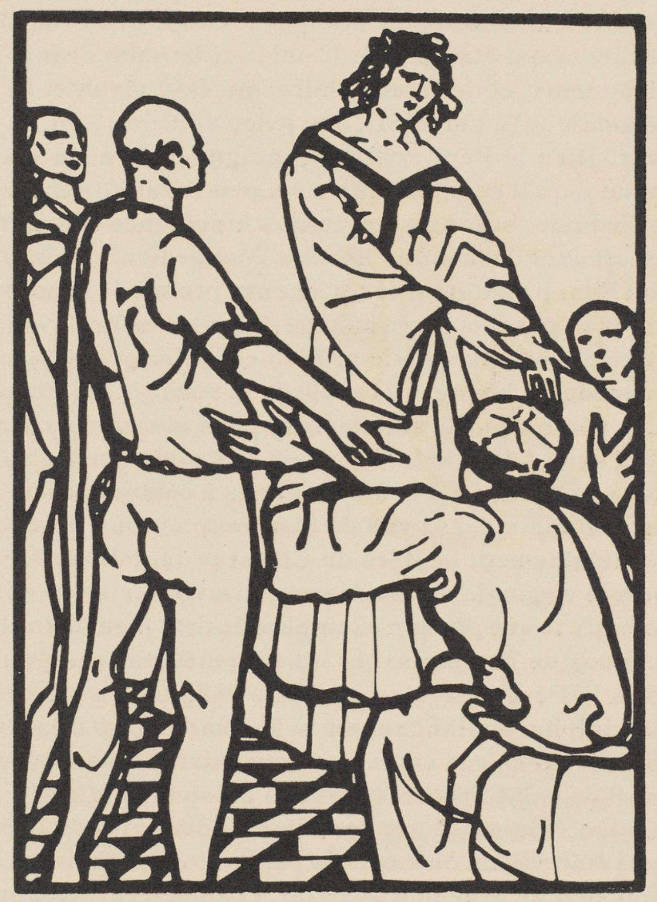 Composition (Morane, N° 100), Les Petites Fleurs de St. Françoise, Émile Bernard - Print by Emile Bernard