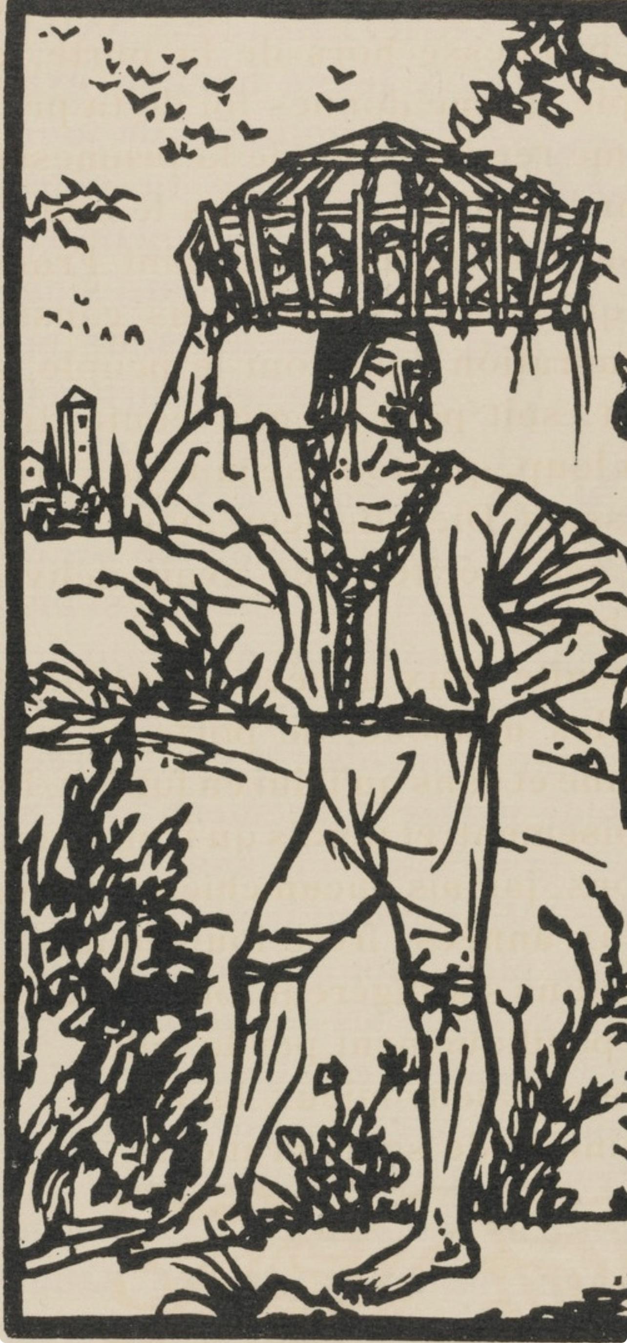 Composition (Morane, N° 100), Les Petites Fleurs de St. Françoise, Émile Bernard - Post-Impressionist Print by Emile Bernard