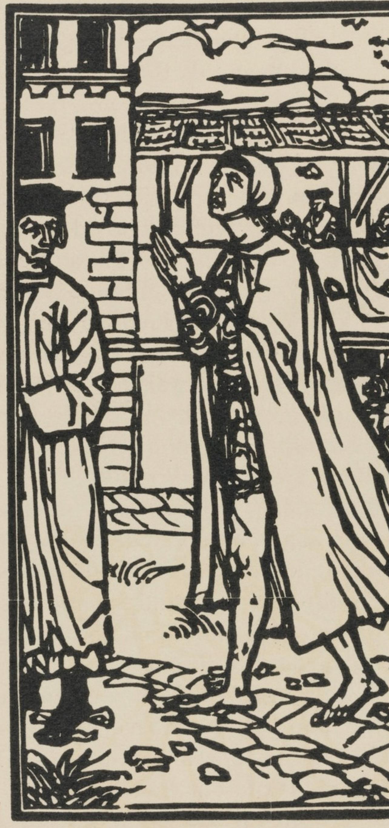 Composition (Morane, N° 100), Les Petites Fleurs de St. Françoise, Émile Bernard - Post-Impressionist Print by Emile Bernard