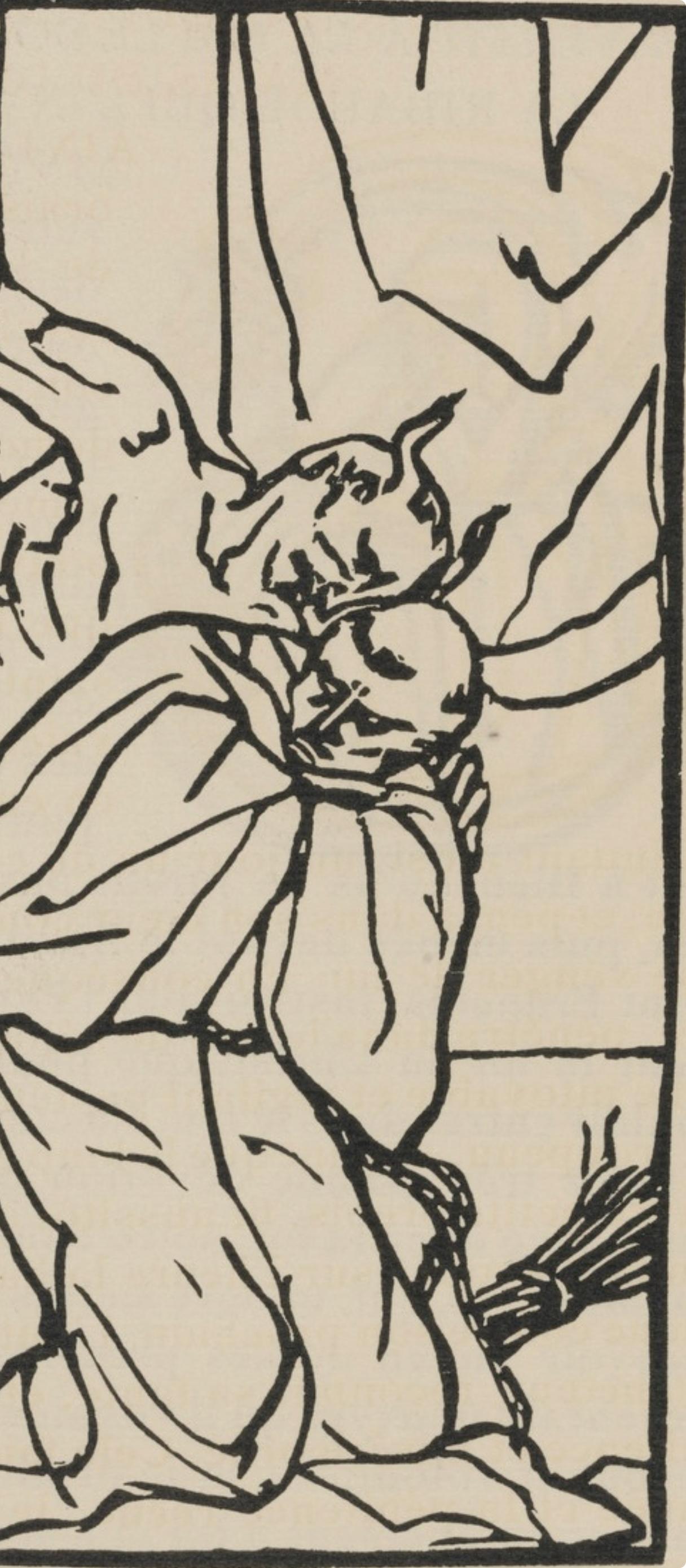 Composition (Morane, N° 100), Les Petites Fleurs de St. Françoise, Émile Bernard - Post-Impressionist Print by Emile Bernard