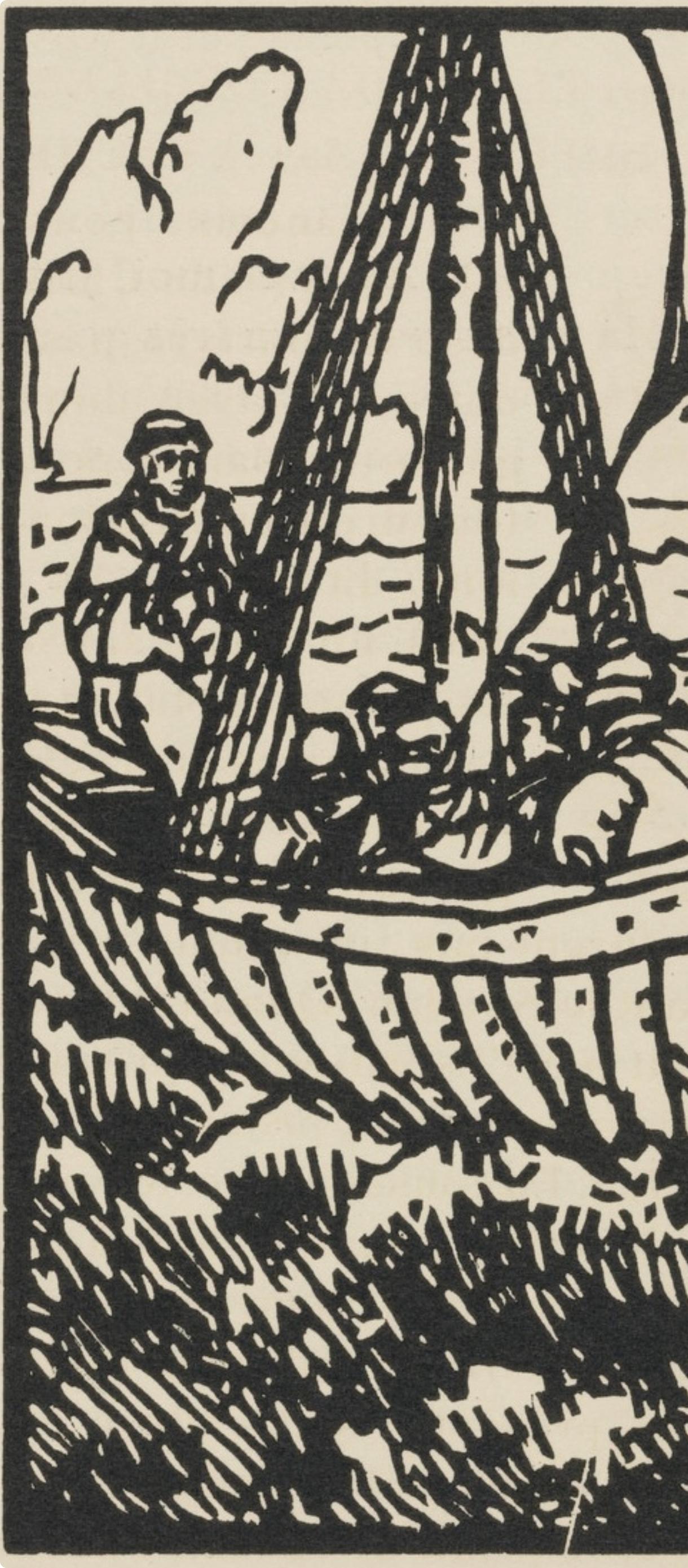 Composition (Morane, N° 100), Les Petites Fleurs de St. Françoise, Émile Bernard - Post-Impressionist Print by Emile Bernard