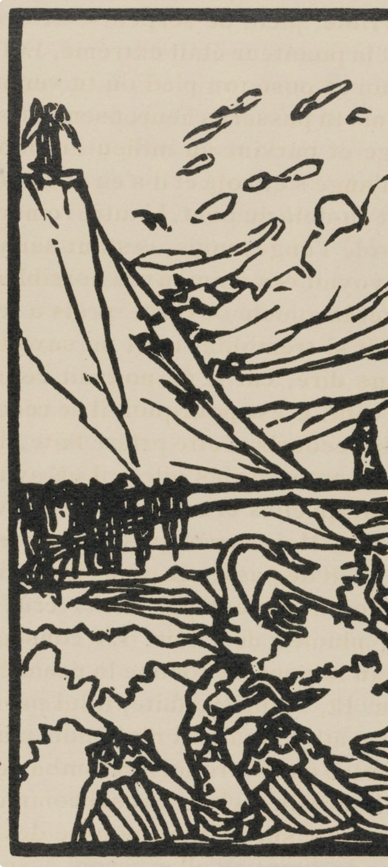 Composition (Morane, N° 100), Les Petites Fleurs de St. Françoise, Émile Bernard - Post-Impressionist Print by Emile Bernard