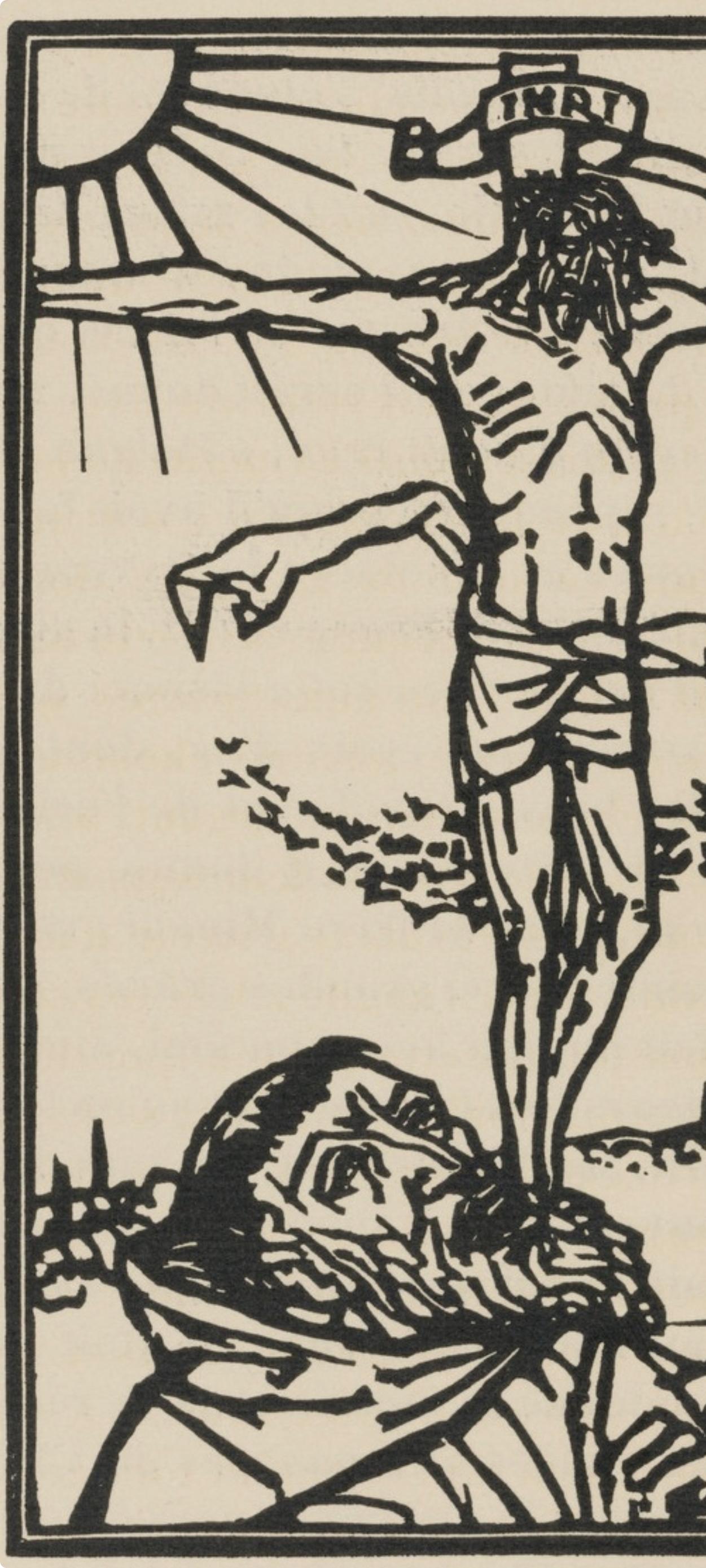 Composition (Morane, N° 100), Les Petites Fleurs de St. Françoise, Émile Bernard - Post-Impressionist Print by Emile Bernard