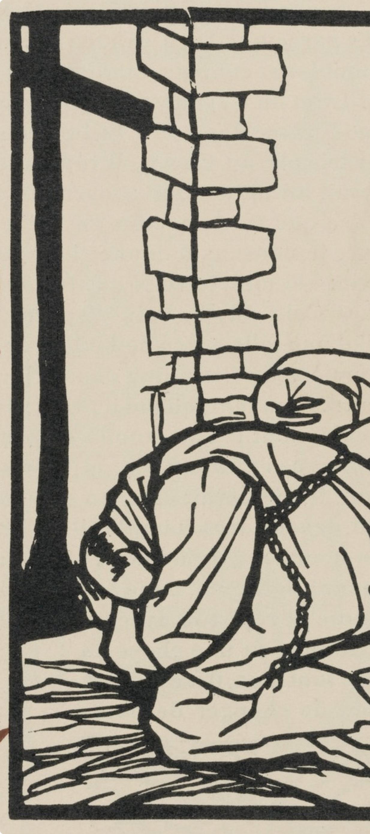 Composition (Morane, N° 100), Les Petites Fleurs de St. Françoise, Émile Bernard - Post-Impressionist Print by Emile Bernard