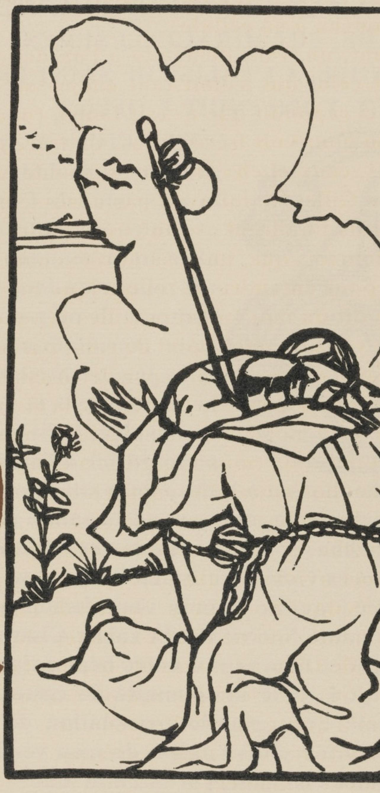 Composition (Morane, N° 100), Les Petites Fleurs de St. Françoise, Émile Bernard - Post-Impressionist Print by Emile Bernard