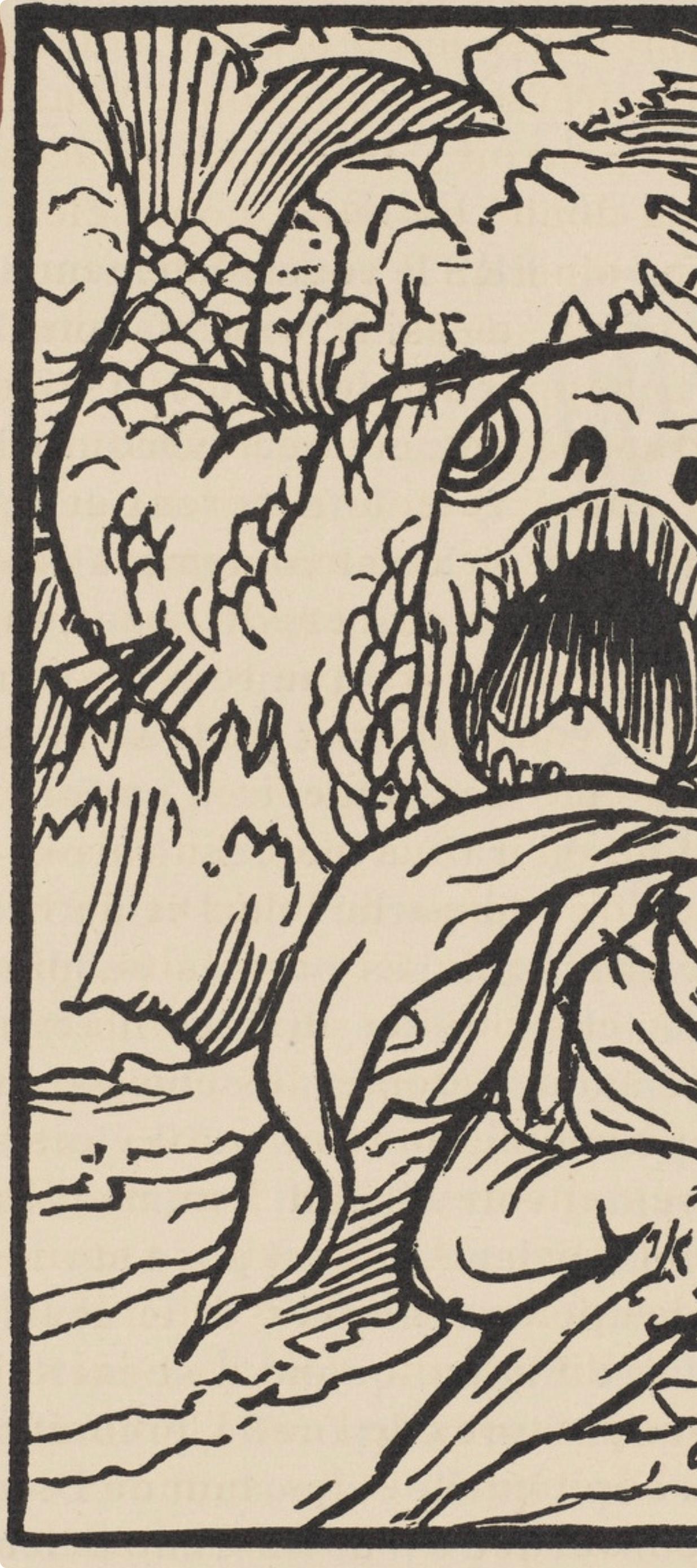 Composition (Morane, N° 100), Les Petites Fleurs de St. Françoise, Émile Bernard - Post-Impressionist Print by Emile Bernard