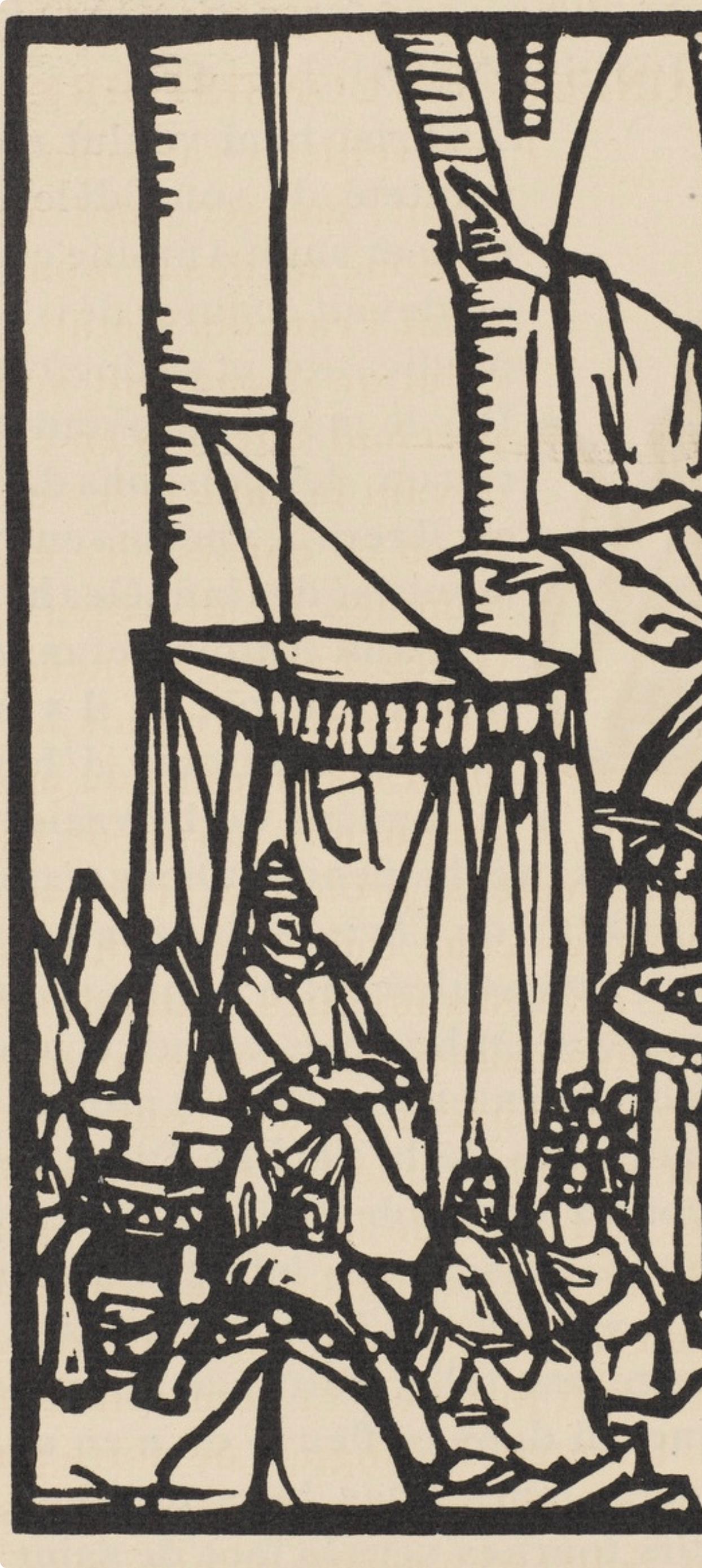 Composition (Morane, N° 100), Les Petites Fleurs de St. Françoise, Émile Bernard - Post-Impressionist Print by Emile Bernard
