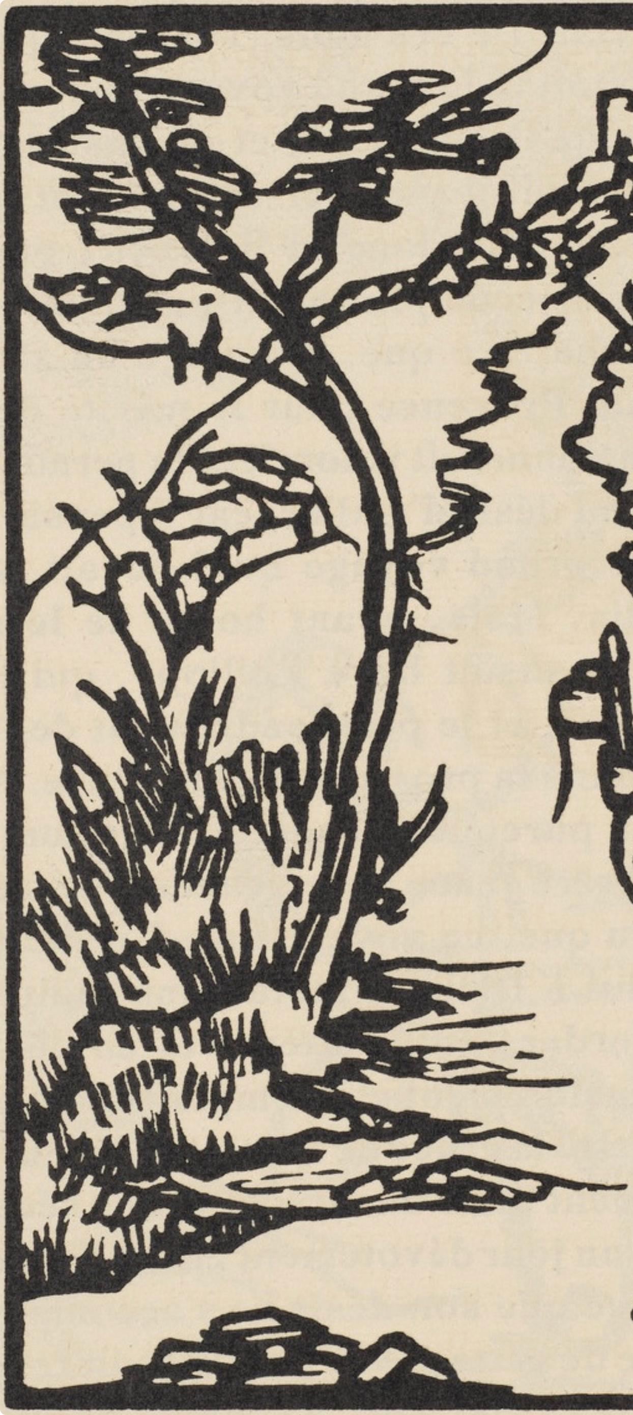 Komposition (Morane, N° 100), Les Petites Fleurs de St. Françoise, Émile Bernard (Post-Impressionismus), Print, von Emile Bernard