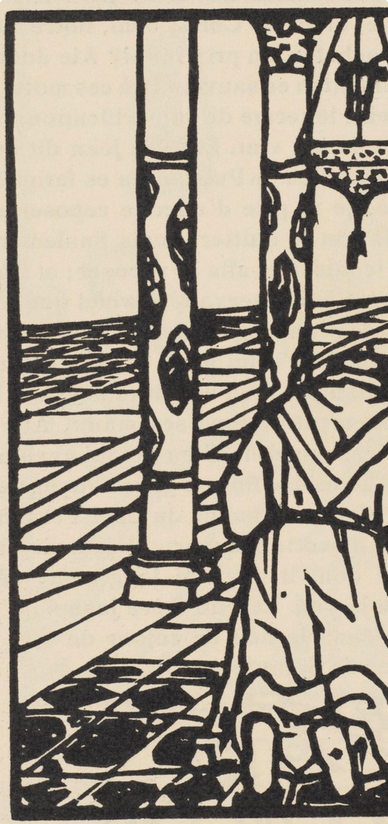 Composition (Morane, N° 100), Les Petites Fleurs de St. Françoise, Émile Bernard - Post-Impressionist Print by Emile Bernard