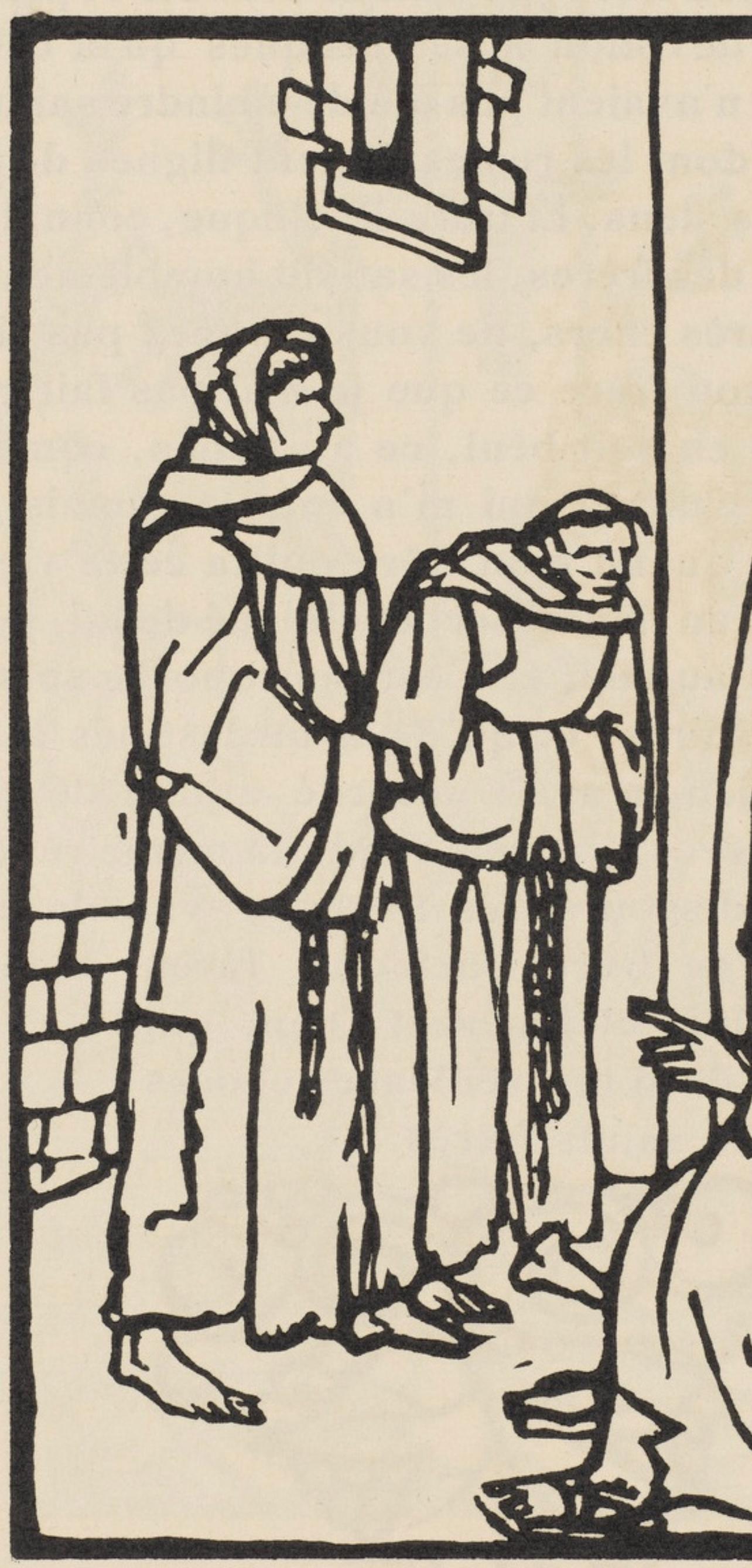 Composition (Morane, N° 100), Les Petites Fleurs de St. Françoise, Émile Bernard - Post-Impressionist Print by Emile Bernard
