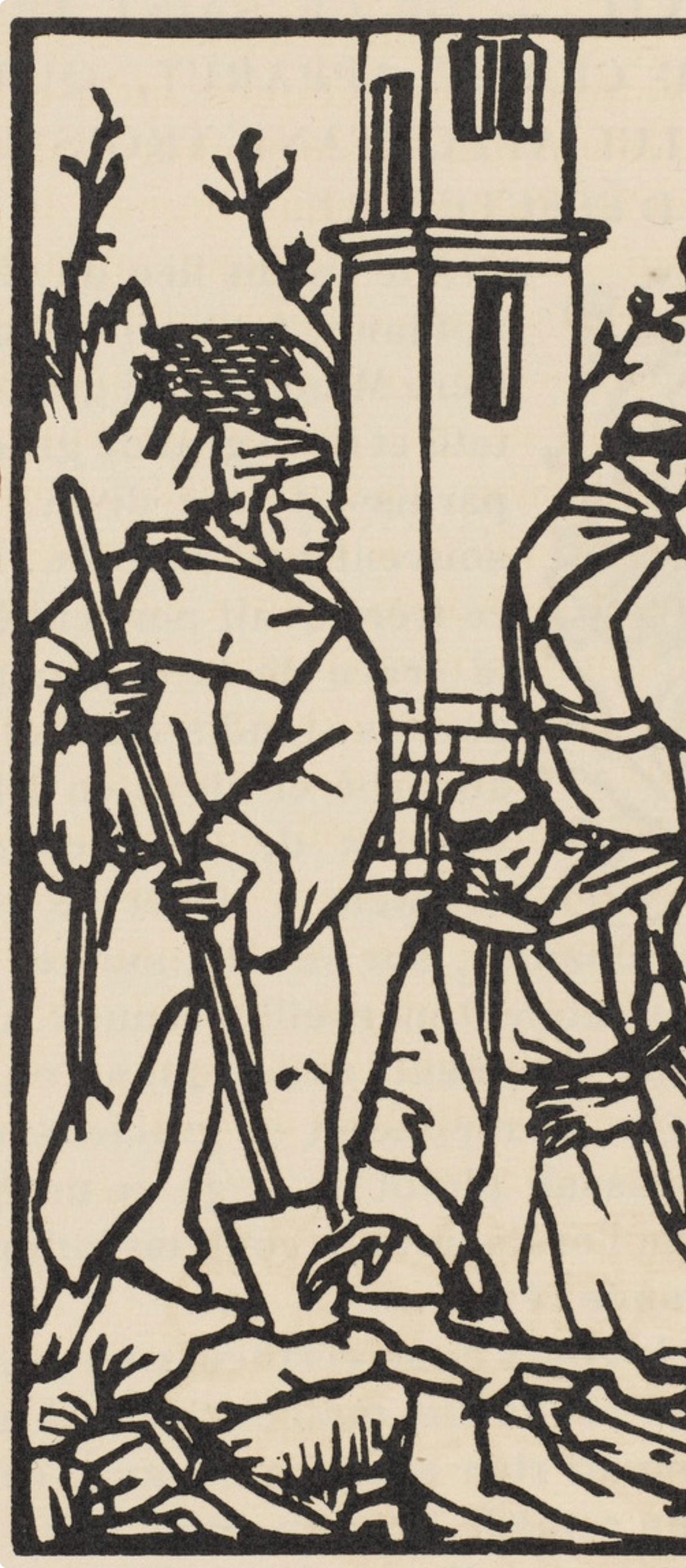 Composition (Morane, n° 100), Les Petites Fleurs de St. Françoise, Émile Bernard - Post-impressionnisme Print par Emile Bernard