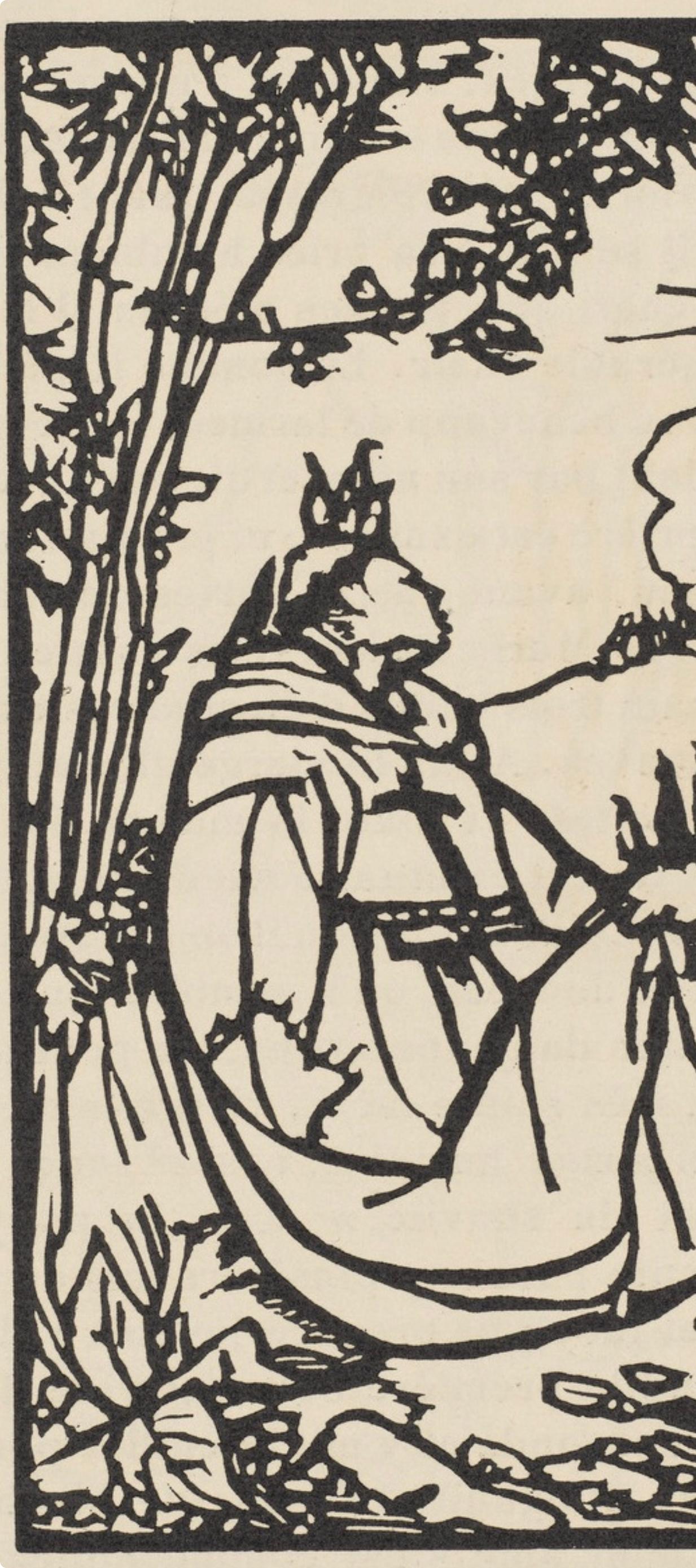 Composition (Morane, N° 100), Les Petites Fleurs de St. Françoise, Émile Bernard - Post-Impressionist Print by Emile Bernard